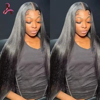 13x4 13x6 Transparent os perruques droites Hd dentelle frontale perruque cheveux humains brésilien 36 pouces cheveux humains dentelle frontale perruque pour les femmes 2
