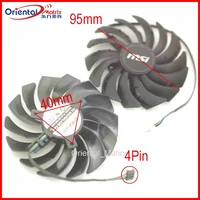 PLD10010S12HH PLD10010B12HH 12V 0.40A 4 พินสำหรับ MSI RTX3060 RTX3060ti RTX3070 VENTUS 2X วิดีโอกราฟิกการ์ดคูลเลอร์พัดลมระบายความร้อน 1