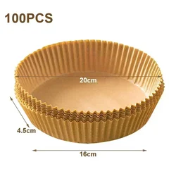 Non - Stick Square Paper Liners for Baking, Roasting, and Microwave Cooking (100pcs - Round)
