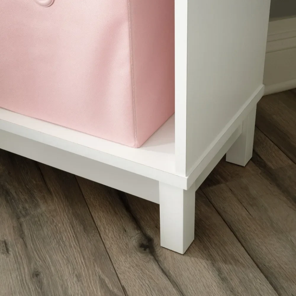 Storybook Bookcase, Soft White Finish   4-Shelf Bookcase,  Kids Bookshelf 6