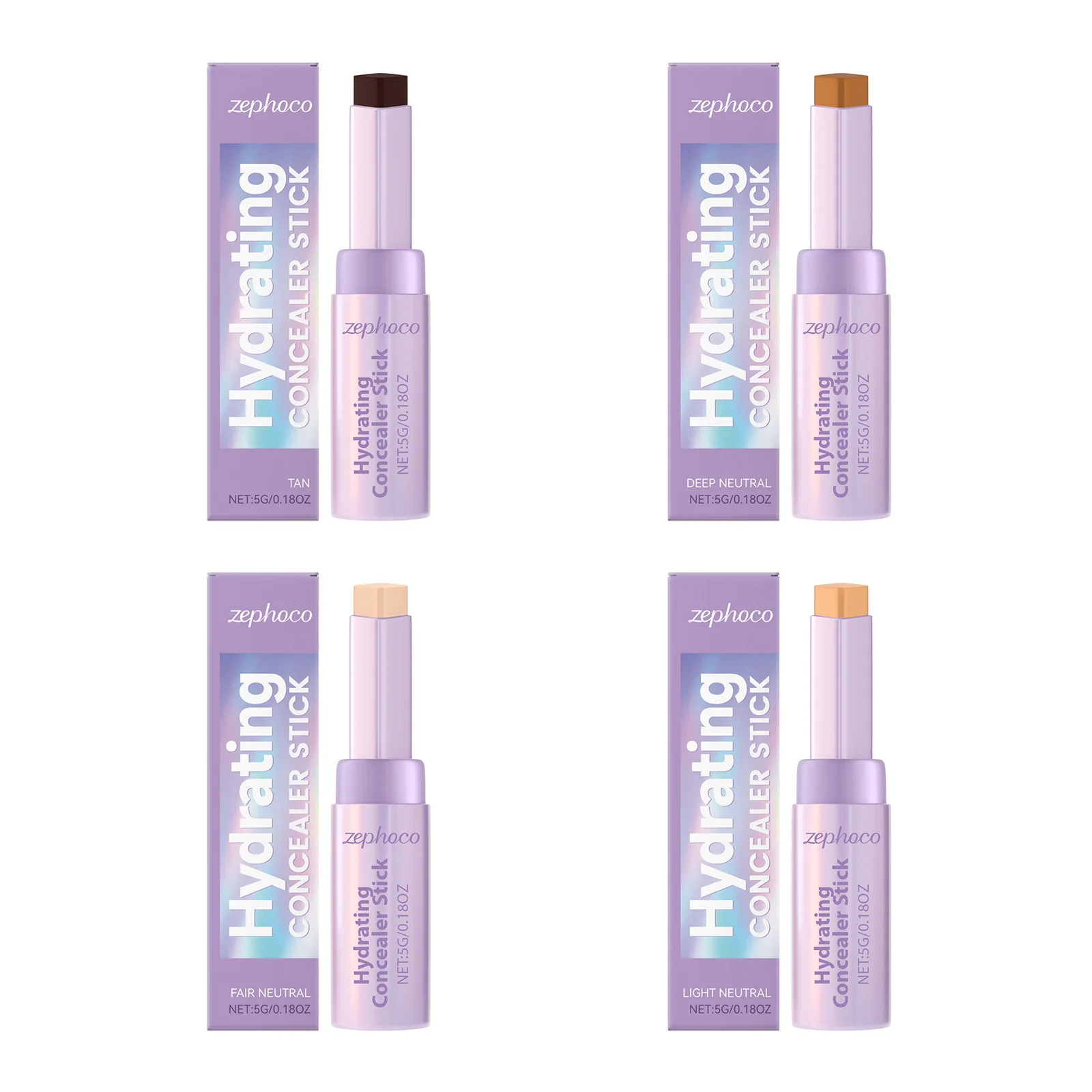 Waterdichte concealer/contourstick voor het camoufleren van acne, littekens en oneffenheden, zweetbestendig, natuurlijke contouring cosmetische gezichts make-up tool_voghion.com