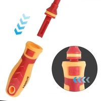 Jeu de tournevis magnétiques Phillips à fente Torx professionnel 1000V isolé CRV électricien tournevis embout outils de réparation 3