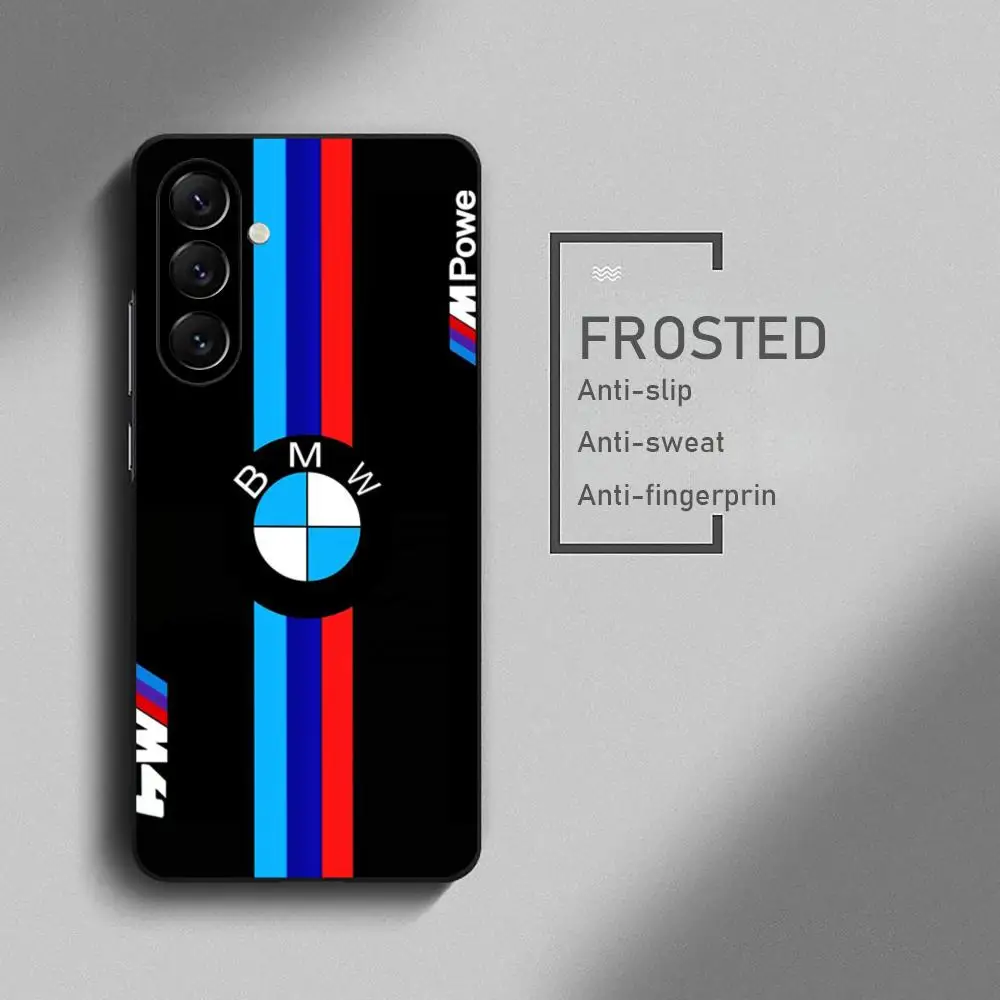 Sleek Black Car-Inspired Soft Phone Case