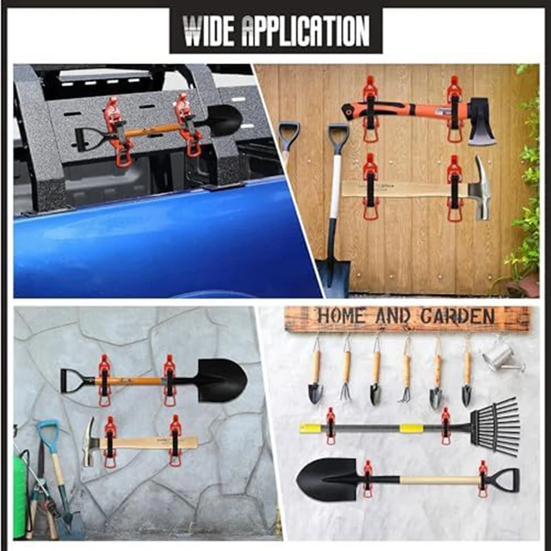Shovel Holder Ax Holder Kit Roof Rack 6 PCS For Car Truck Boat Militaryequipment And Tools tool mounting bracket car exterior parts