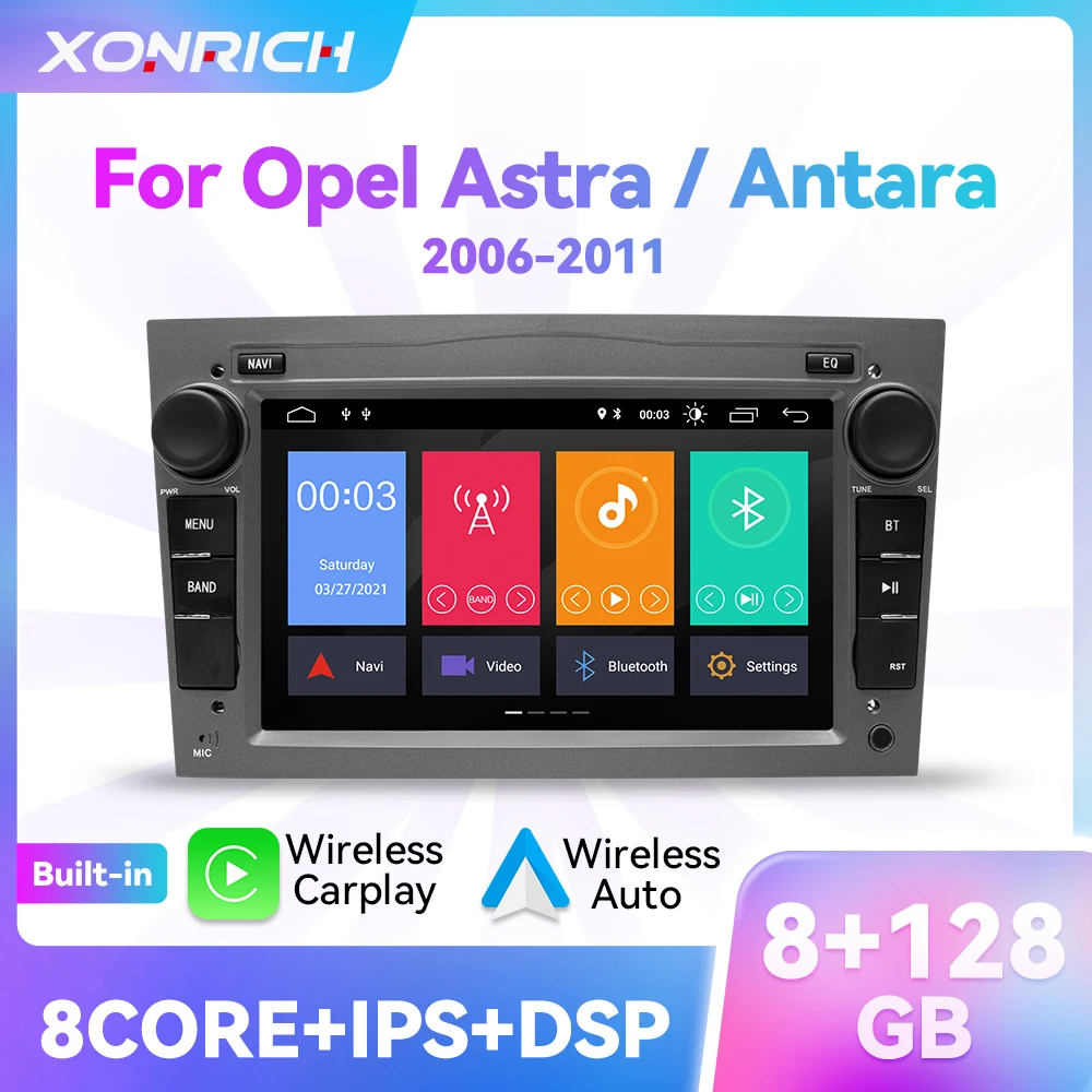 Wireless Carplay Android Car Radio Player Per Opel Astra H G J Antara Vectra C B Vivaro Corsa C D Zafira B Gps Rds Dsp Ips Wifi