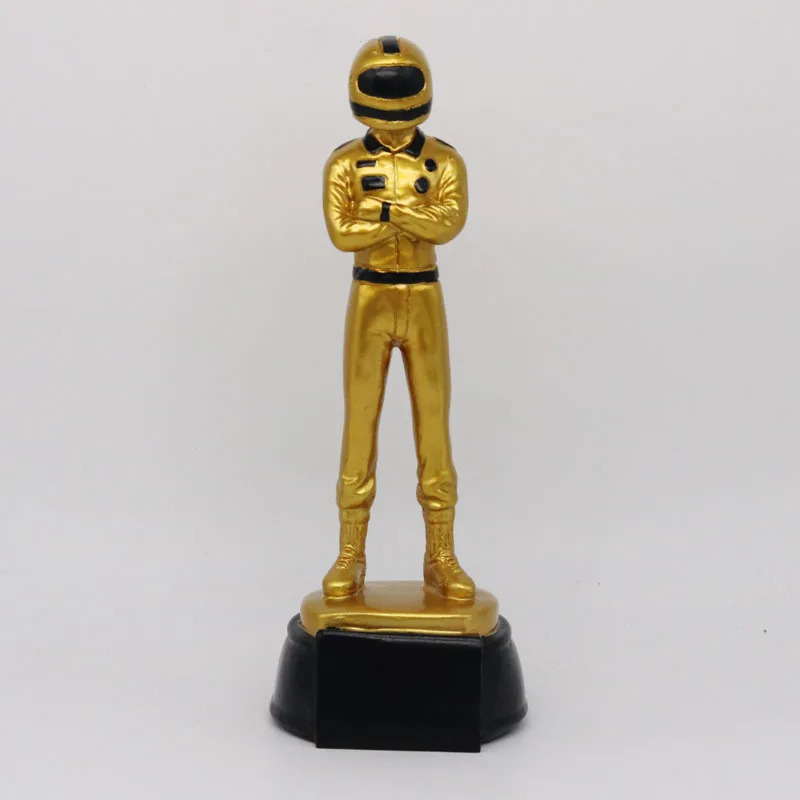 

Resin Golden Racing Trophy Figurines Decoration Crafts Creative Balance Car Kart Fans General Trophy Home Desktop Decorations