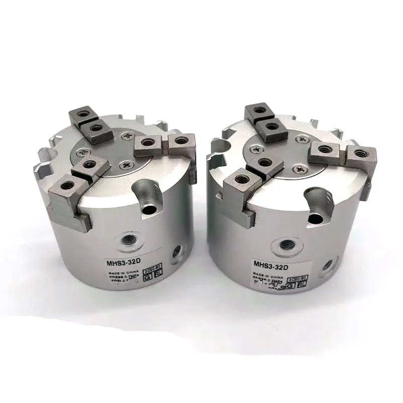 

MHSH3-16D /20D/25D/32D/40D/50D/63D/80D/100D/125D цилиндрический пневматический центральный захват с тремя зажимами для сквозного отверстия