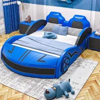 Forme de voiture normale lits pour enfants garde-corps de sécurité conception unique lits pour enfants parc Style moderne Lit Enfant meubles pour la maison 4