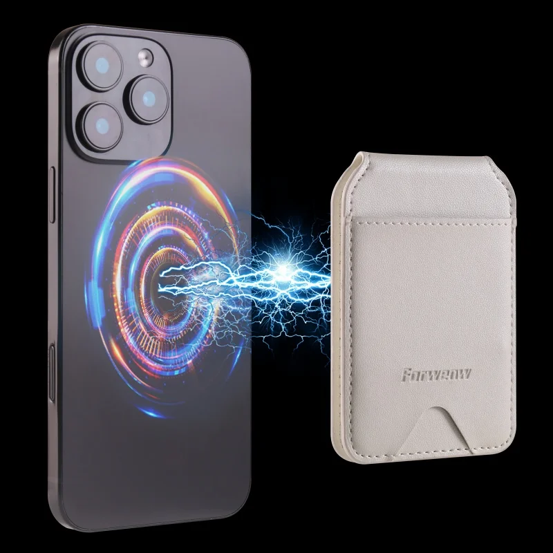 Luxury Unisex Folding PU Leather Magnetic Wallet Case