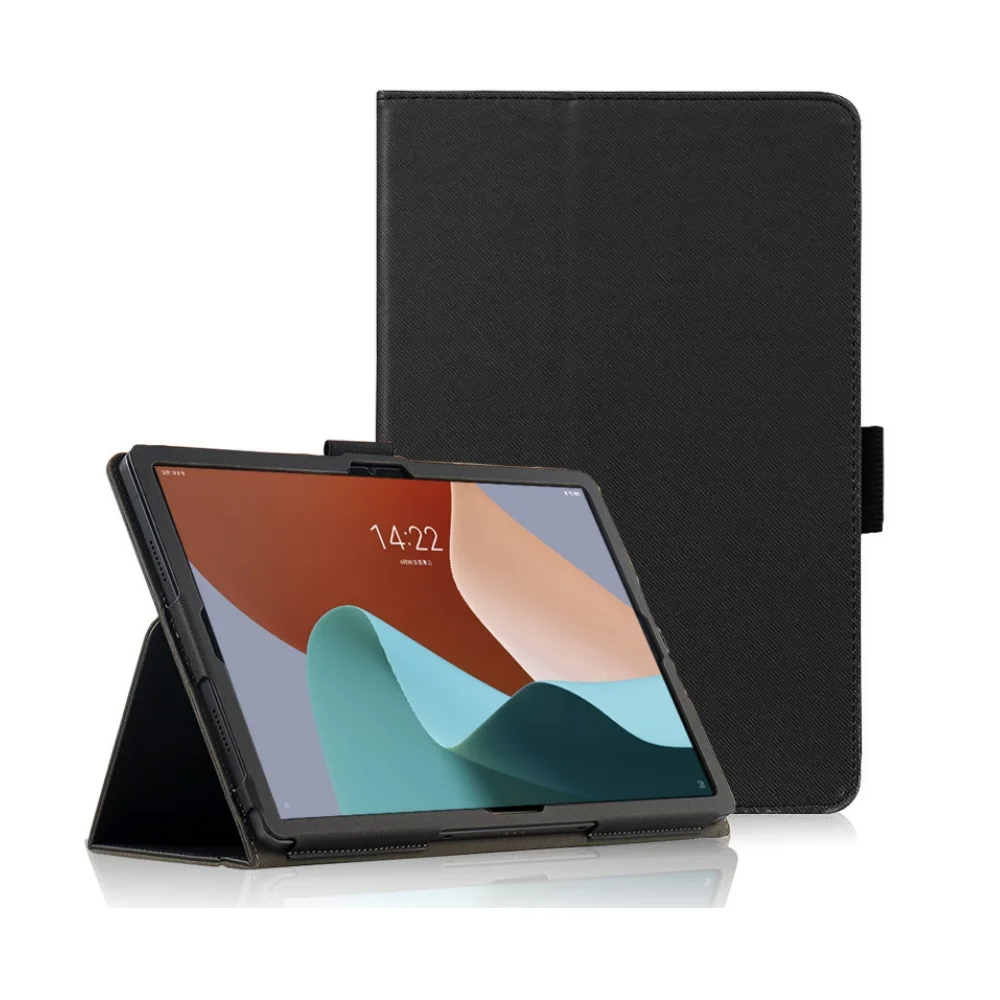 Premium Flip Cover with Folding Stand - PU Leather Protective Shell