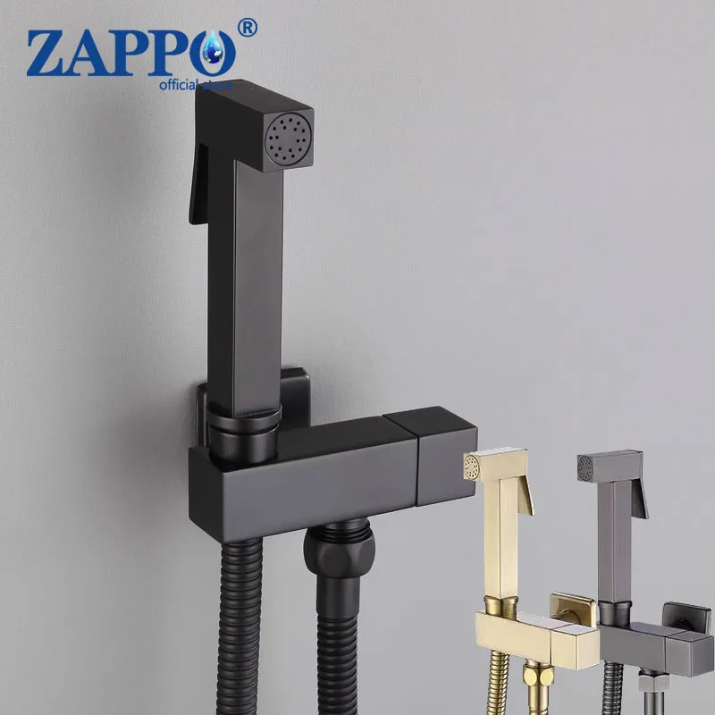 

ZAPPO Bidet Sprayer Faucet for Toilet Brass Rough-in Valve Handheld Bidet Attachment Set for Feminine Pets and Baby Diaper Wash