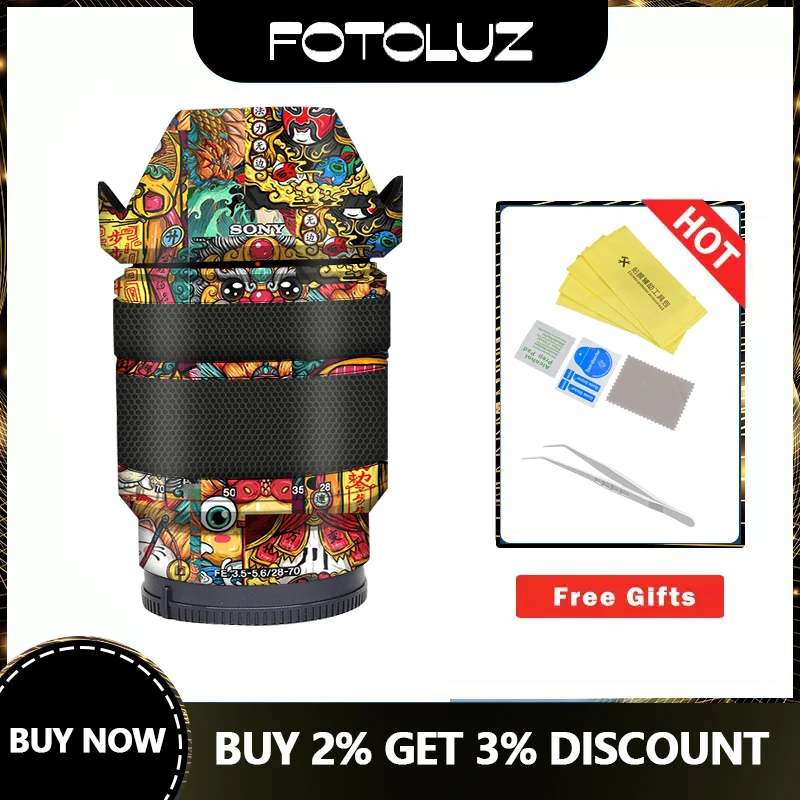 

SEL24240 Lens Skin Camera Wrap Skin Sony FE24-240 F3.5-6.3OSS Camera Anti-scrach Sticker full cover 3M protector film Case