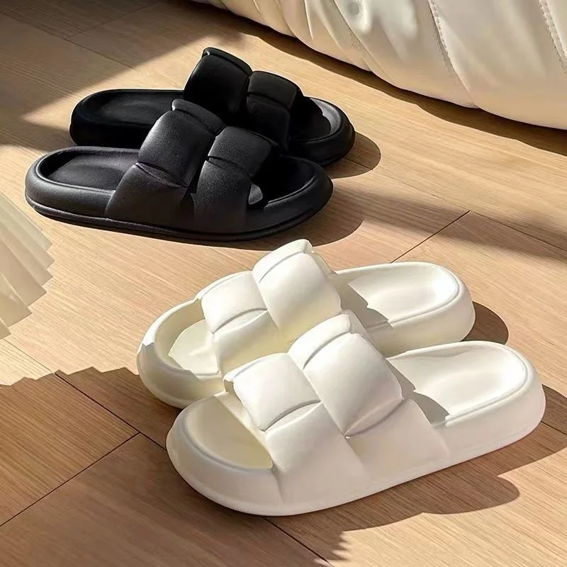 Anterior definido Arcaico Chanclas de diseñador de moda para hombre y mujer, sandalias informales de  verano para interior y baño, zapatos de playa, 2022 - AliExpress