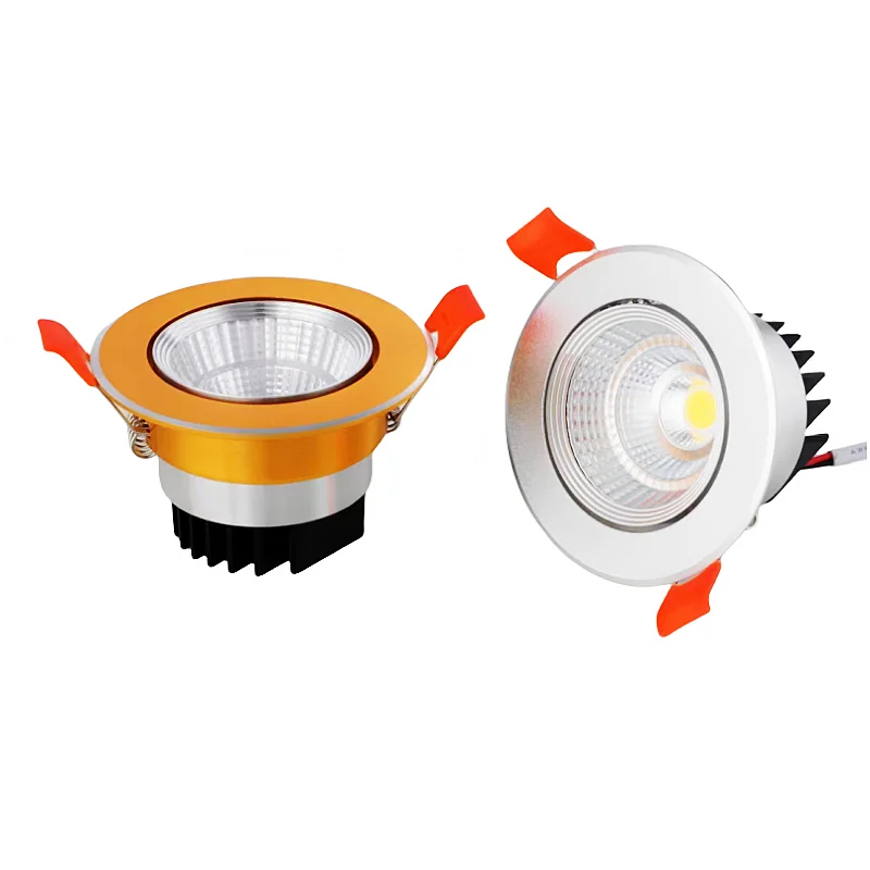 

LED dimmable spotlights embedded COB downlights 5W 7W 9W 12W 15W 18W Living room shopping mall AC85-260V indoor lighting