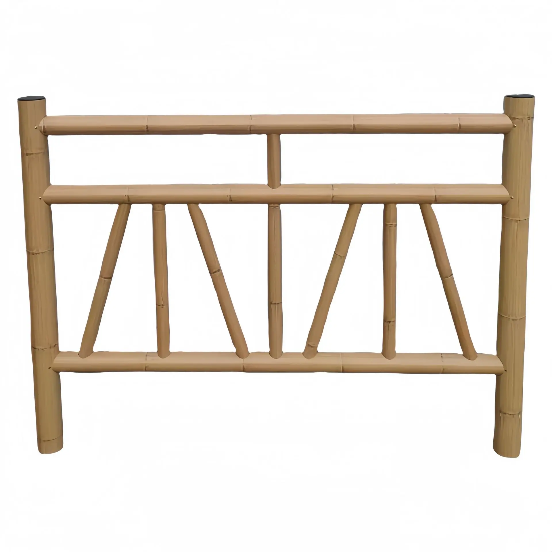 Aluminum bamboo fence wall screen garden outdoor protection balustrade fence garden partition aluminum alloy imitation bamboo fe