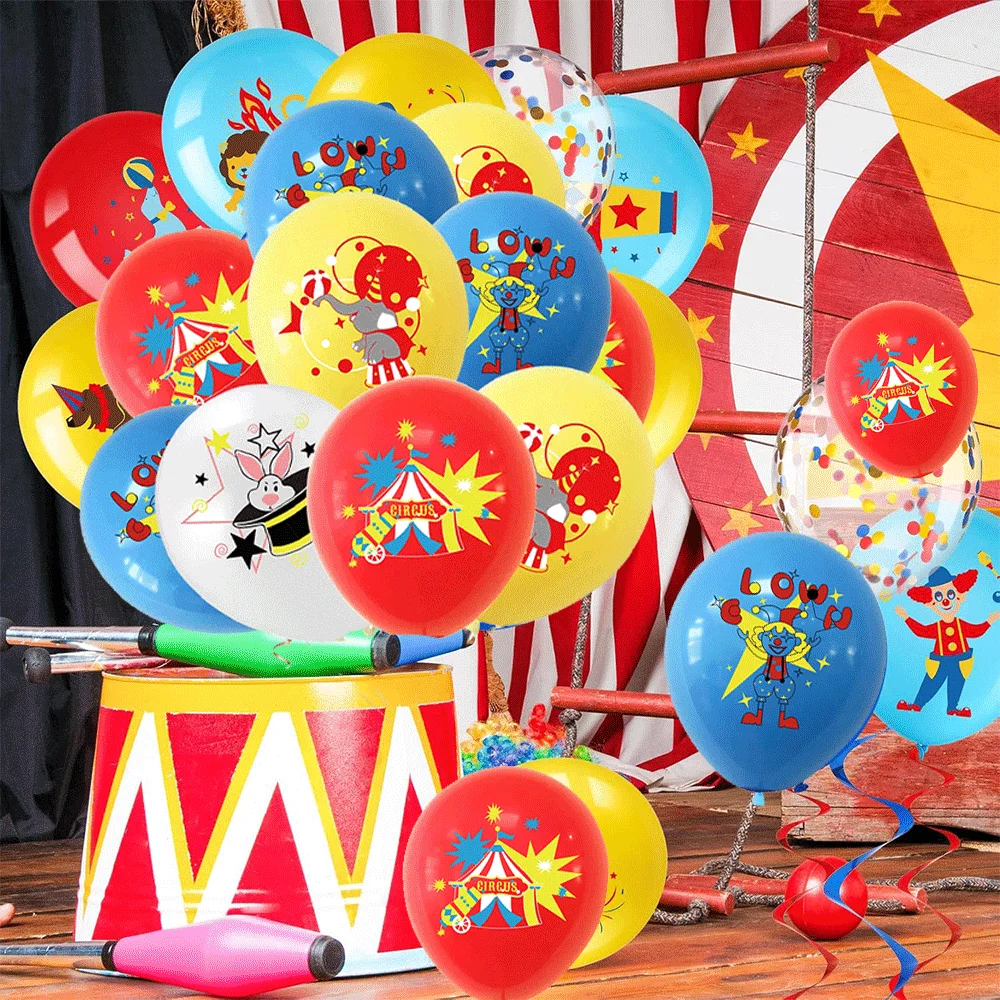 Karneval Party Decor Zirkus Thema Geburtstag Pappteller Serviette Tasse Karneval Einweggeschirr Kinder Geburtstag Party Supplies – Detail 6