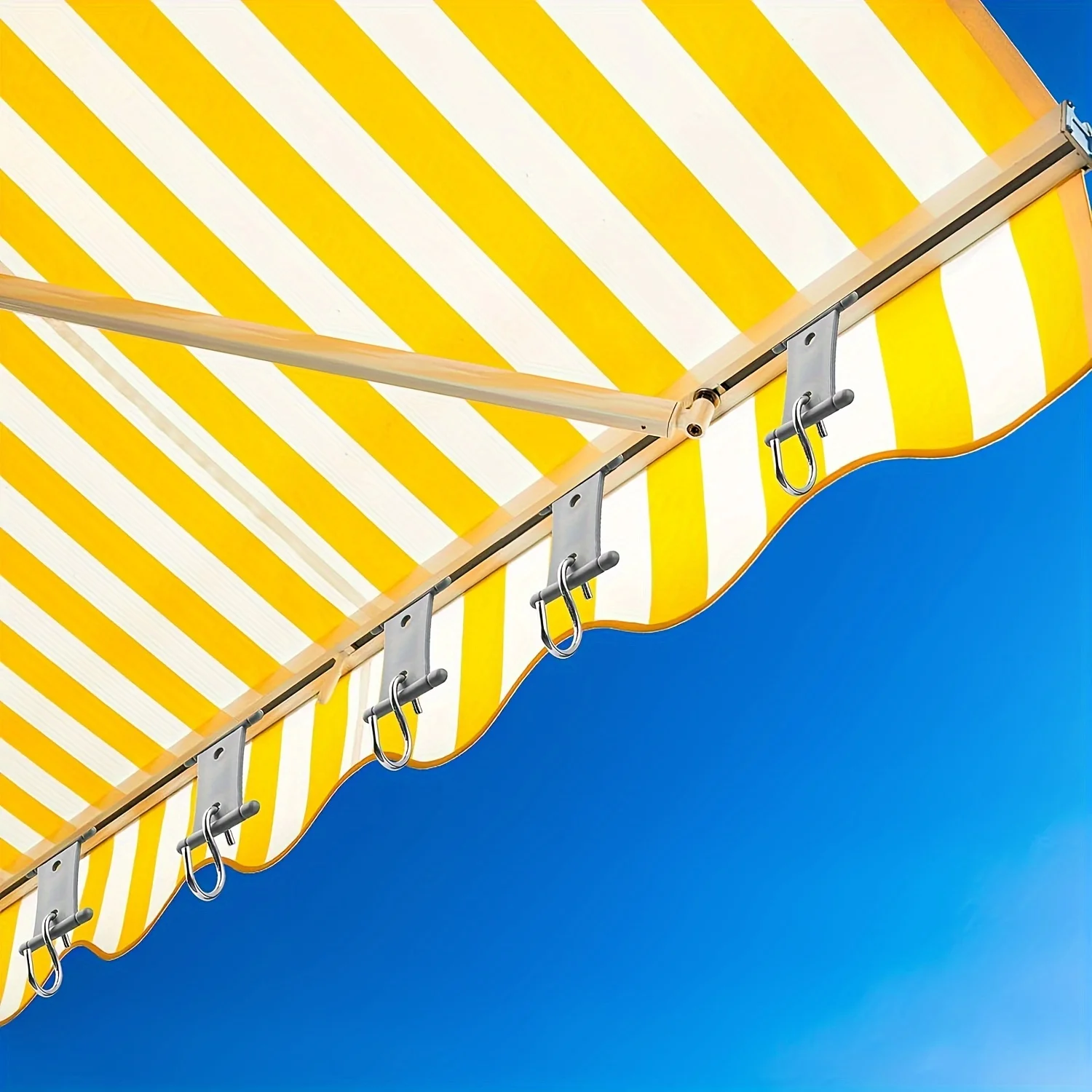 4/8Pcs S-Shaped Camping Awning Hooks Clips RV Tent Hangers Light Hangers For Caravan Camper Hooks Accessories Outdoor Supplies