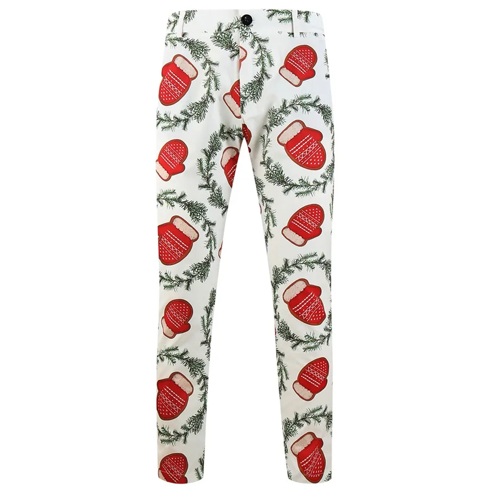 Men's Fashion Christmas Printed Casual Trousers