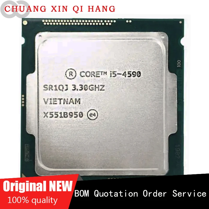 Utilizzato Per I5 4590 I5-4590 3.3 Ghz Processore Cpu Quad-Core Usato 6M 84W Lga 1150