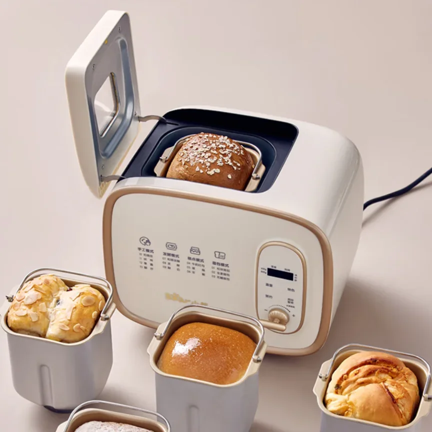 Bread Maker Household Full-automatic Small Type Kneading and Fermenting Mantou Toaster Multi-function Breakfast Machine