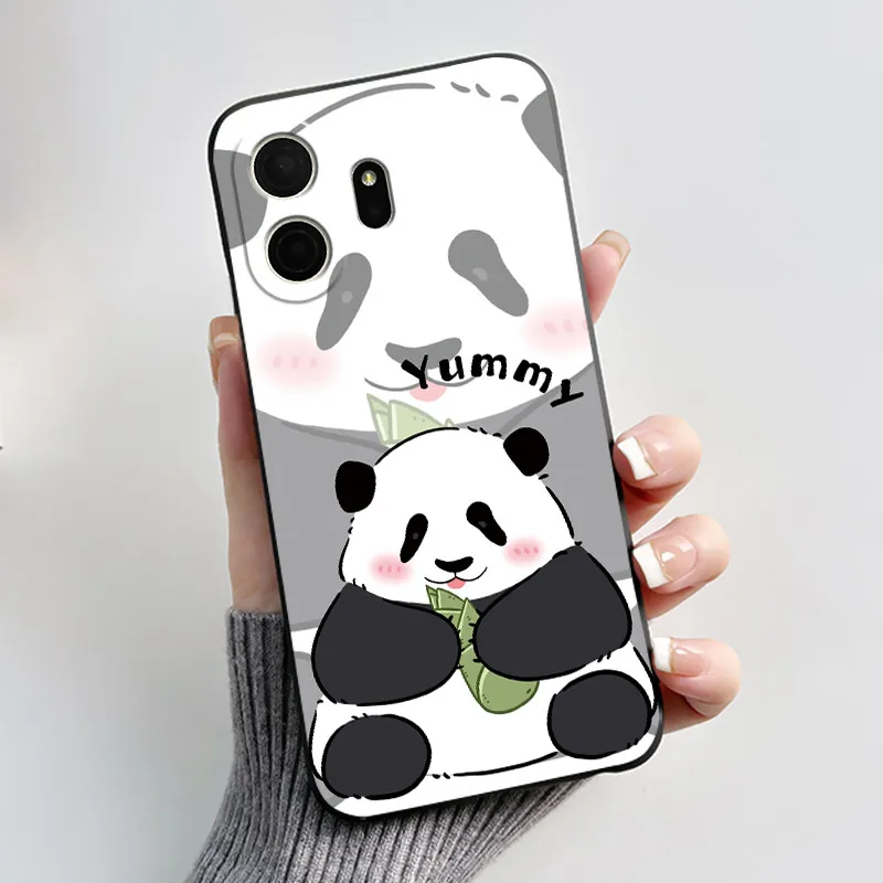 Aesthetic Cute Cat Cartoon Shockproof Silicone TPU Back Cover