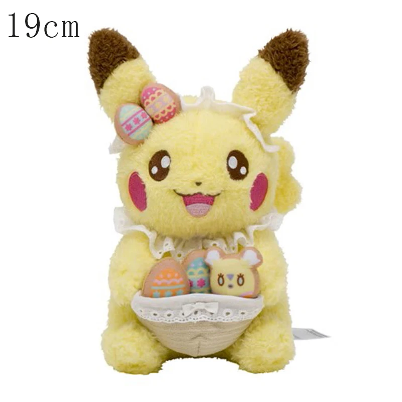 Easter Spring Festival Pokemon Eevee Pikachu Plush Toys Kawaii