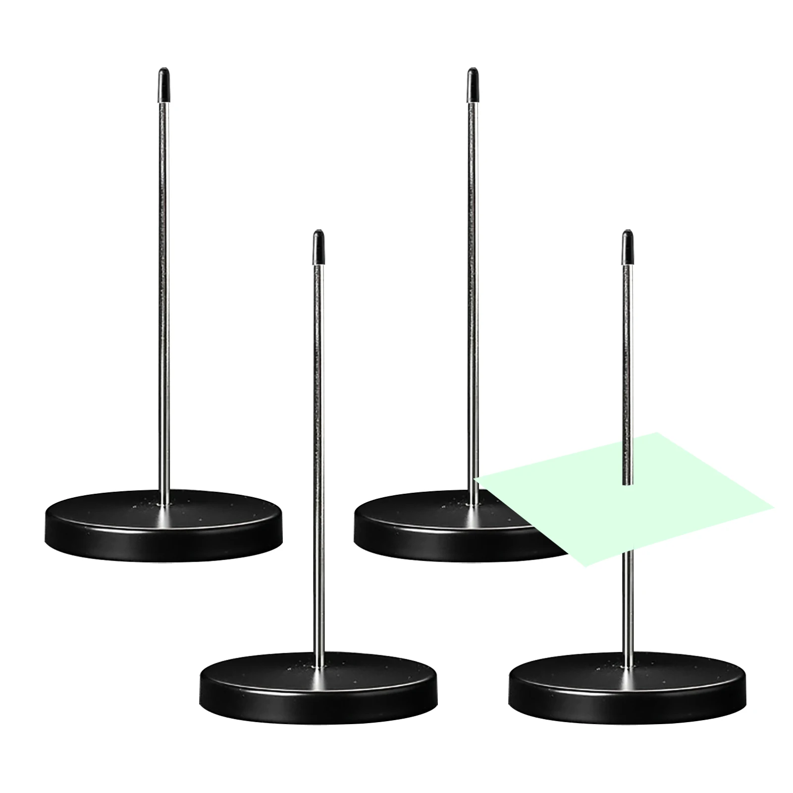 

4 шт., круглая вилка для купюр, из нержавеющей стали