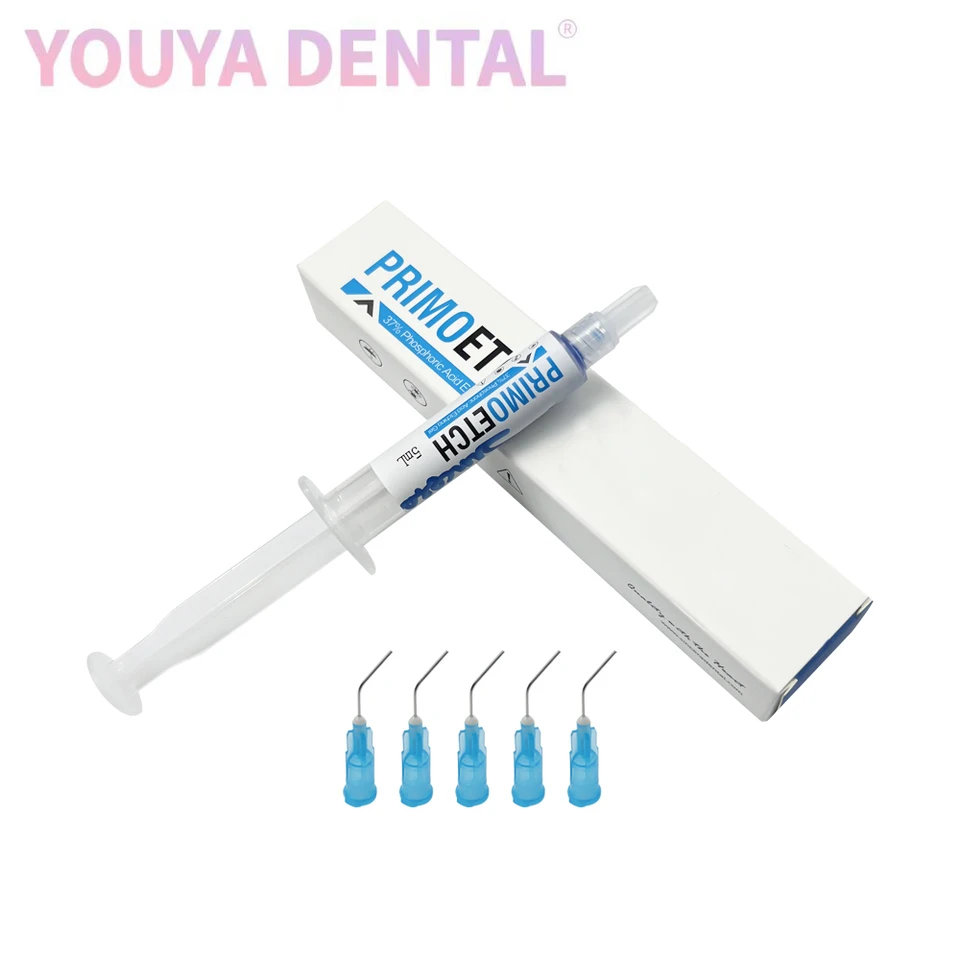 5X Dentex Dentale Dell'acido Fosforico 37% Silica Blue Gel Per Adesivo & Resina - Foto 8