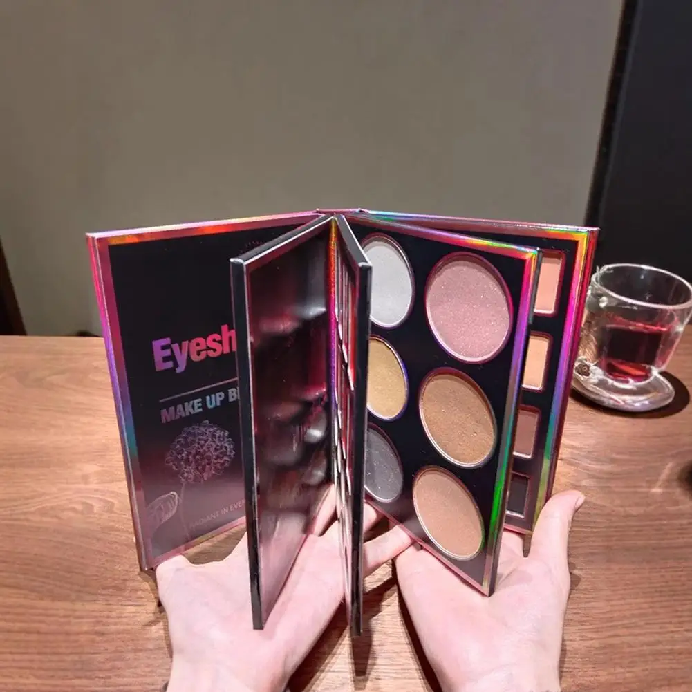 55 Colors Eyeshadow Palette Book Glitter Concealer Eyes Pigment Cosmetic Professional Makeup For Face Makeup Cute Cartoon
