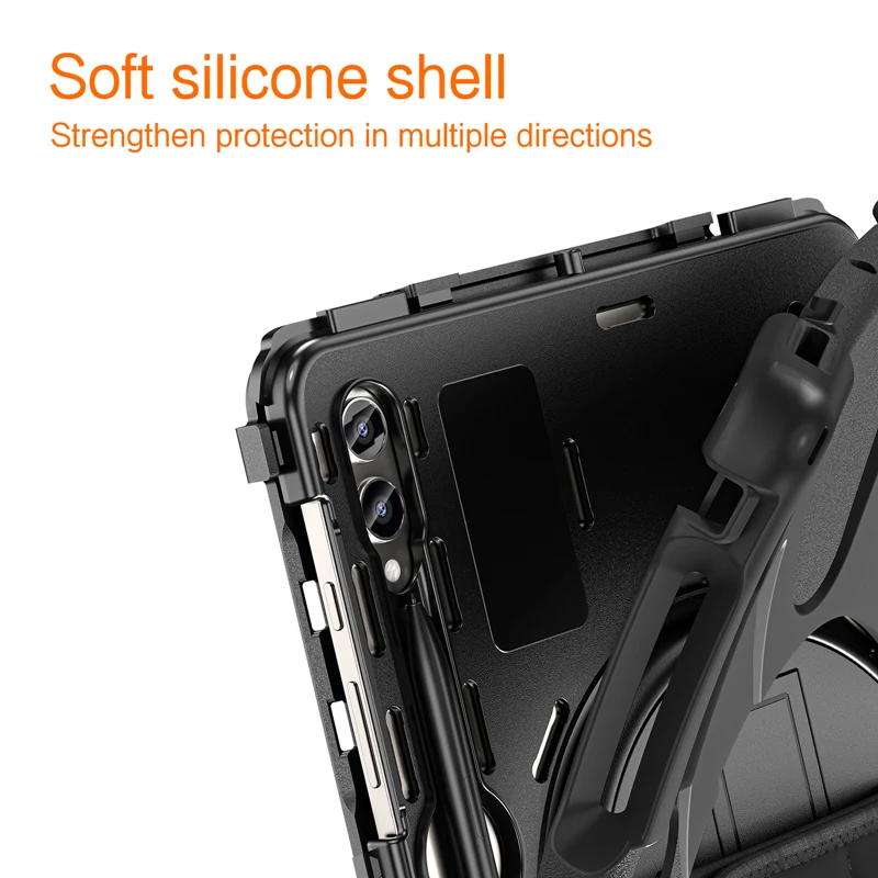 Heavy Duty Shockproof Kickstand Silicone Tablet Cover