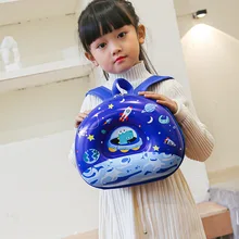 

Baby Backpack Cartoon Pattern With Traction Rope Go Out Travel Anti Lost Bag Children Eggshell High Capacity School Bag New Hot
