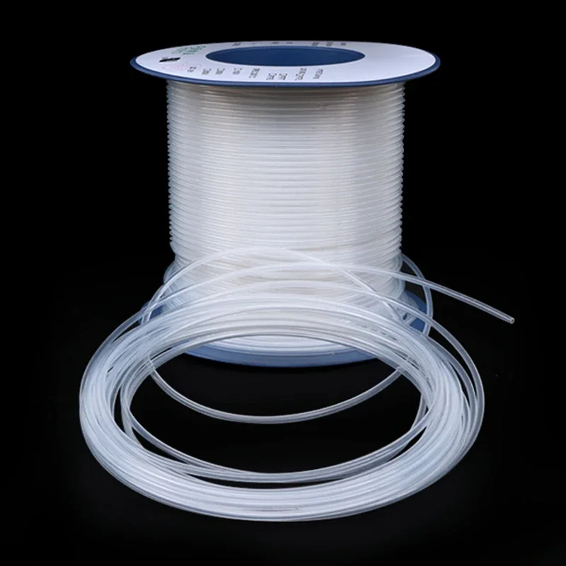 1~10M PTFE Tube FEP Insulated Hose Transparent ID 0.5 1 2 2.5 3 4 5 6 7 8 10 mm Extruder J-head Rigid Pipe For 3D Printer Parts ptfe tube