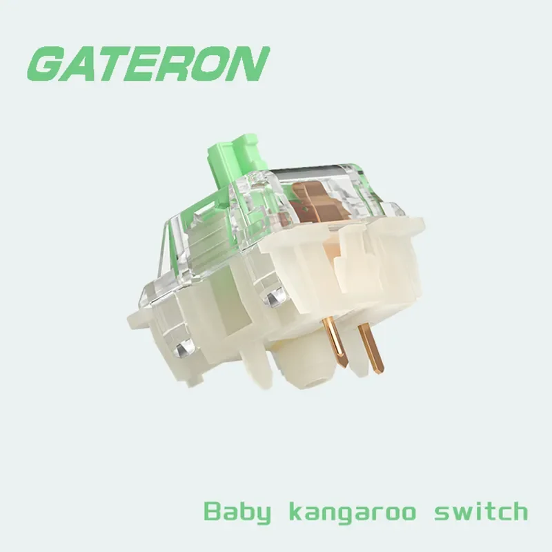 Interruptor de Teclado Mecânico Gateron Interruptor Canguru 2.0 Baby Tactile 5pin 59g Rgb Interruptores Mecânicos Trocáveis a Quente para Teclado - Imagem 2