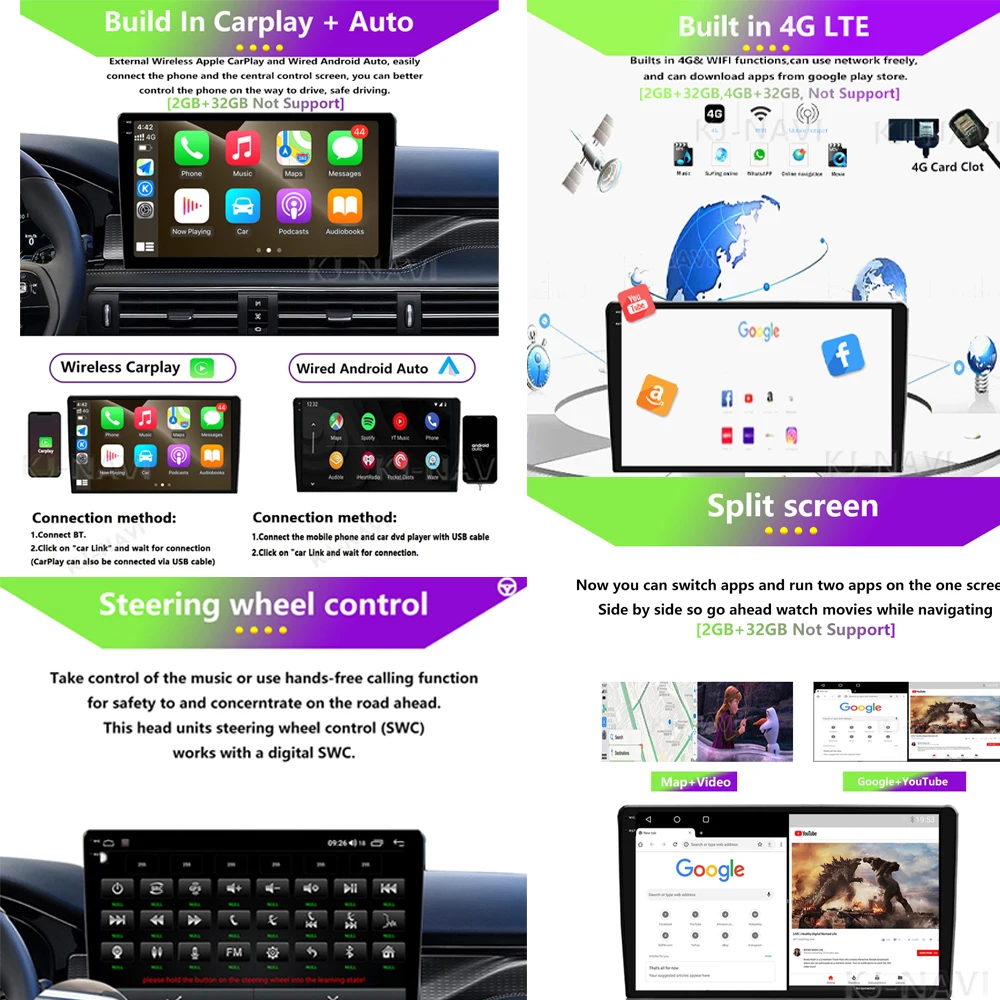 Android 13 For Honda Odyssey 5 RC 2013 - 2019 Car Radio QLED Android auto GPS Navigation Wireless carplay 360 cameras DSP IPS