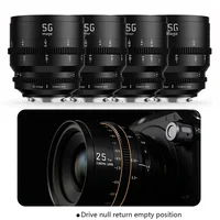 SGimage 25mm/35mm/50mm/75mm T1.4 Full Frame Cinema Lens Large Aperture Manual Prime Lens for Sony E L Mount Camera 2