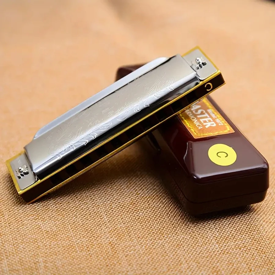 10 Hole Blues Harmonica Beginner Entry Level Playing Adult Party Music Club Performance Instruments diatonic harmonica