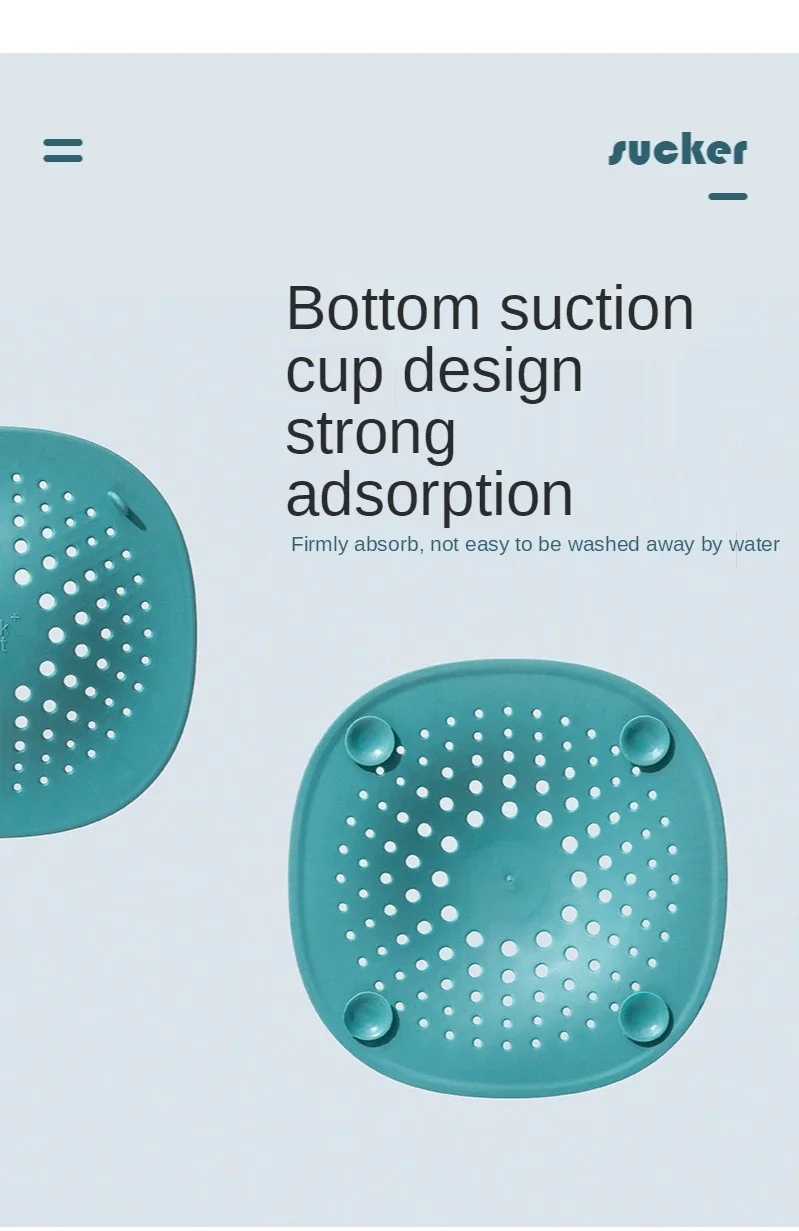 Description Picture 4 of itemBathroom Hair Catcher Stopper Kitchen Sink Filter Accessory For Bathroom Product Bath Sewer Outfall Drain Shower Filter Strainer