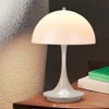 Mushroom table lamp PC luminous lampshade rechargeable desk lamp bedroom bedside decorative night light 4