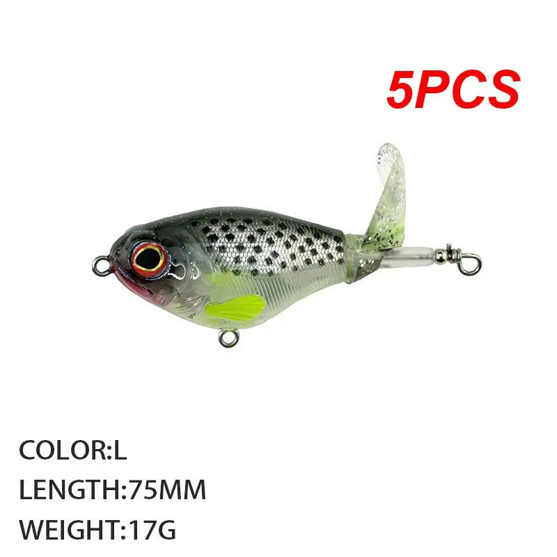 

5 шт., рыболовные приманки, 17 г, 75 мм
