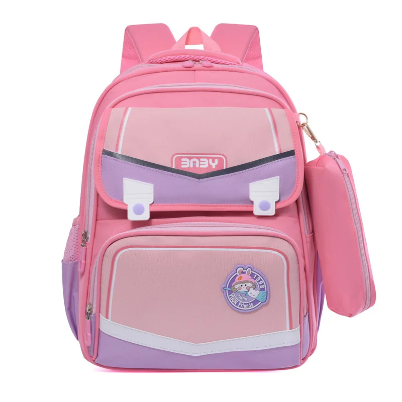 

Новый британский стиль, школьный рюкзак для защиты позвоночника 9-14 лет с уменьшенной нагрузкой и большой емкостью, Детская сумка для книг для мальчиков и девочек