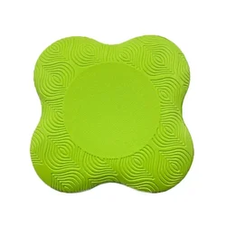 Enhanced Yoga Kneeling and Elbow Support Mat - Thick, Portable Fitness Cushion (Green single)