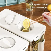 Pichet à Eau Froide de Grande Capacité de 3,5 l, Bouilloire avec Places dans le Réfrigérateur, Distributeur de Boissons Glacées, Réfrigérateur et Robinet 5