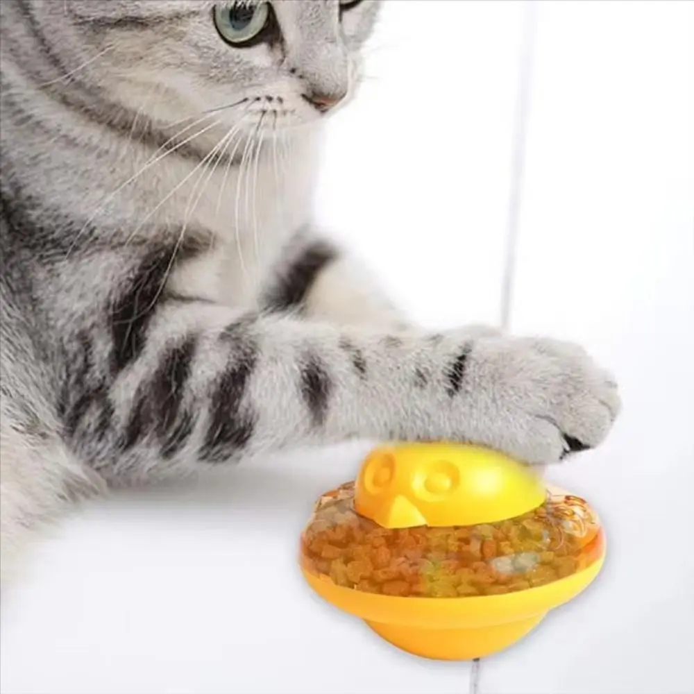 Plastic Cat Treat Dispenser Toy Chicken Shaped Tumbler Slow Feeder Cat Dog Toy Adjustable Puzzle Game Eating Interactive Pet Toy