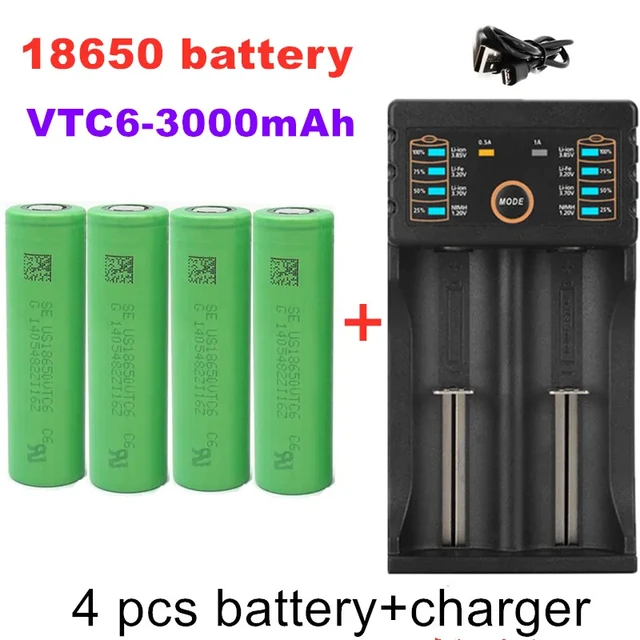 100% new original 3.7V 3000 MAH Li ion 18650 battery for SONY