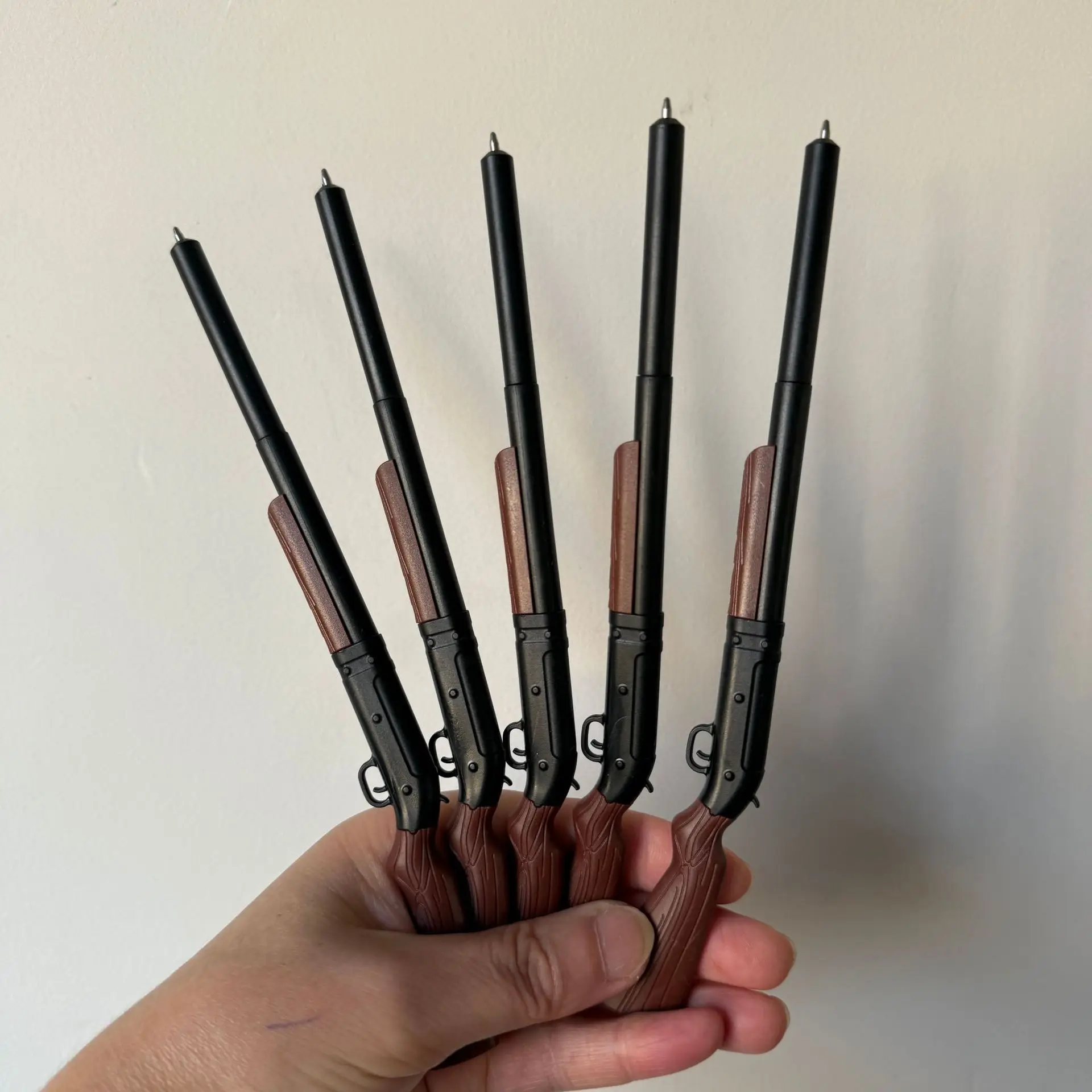 8pcs 독특한 디자인 부드러운 필기용 건펜, 펜건, 필기구, 사무용품, 세련된 펜, 재미있는 문구류, 볼펜