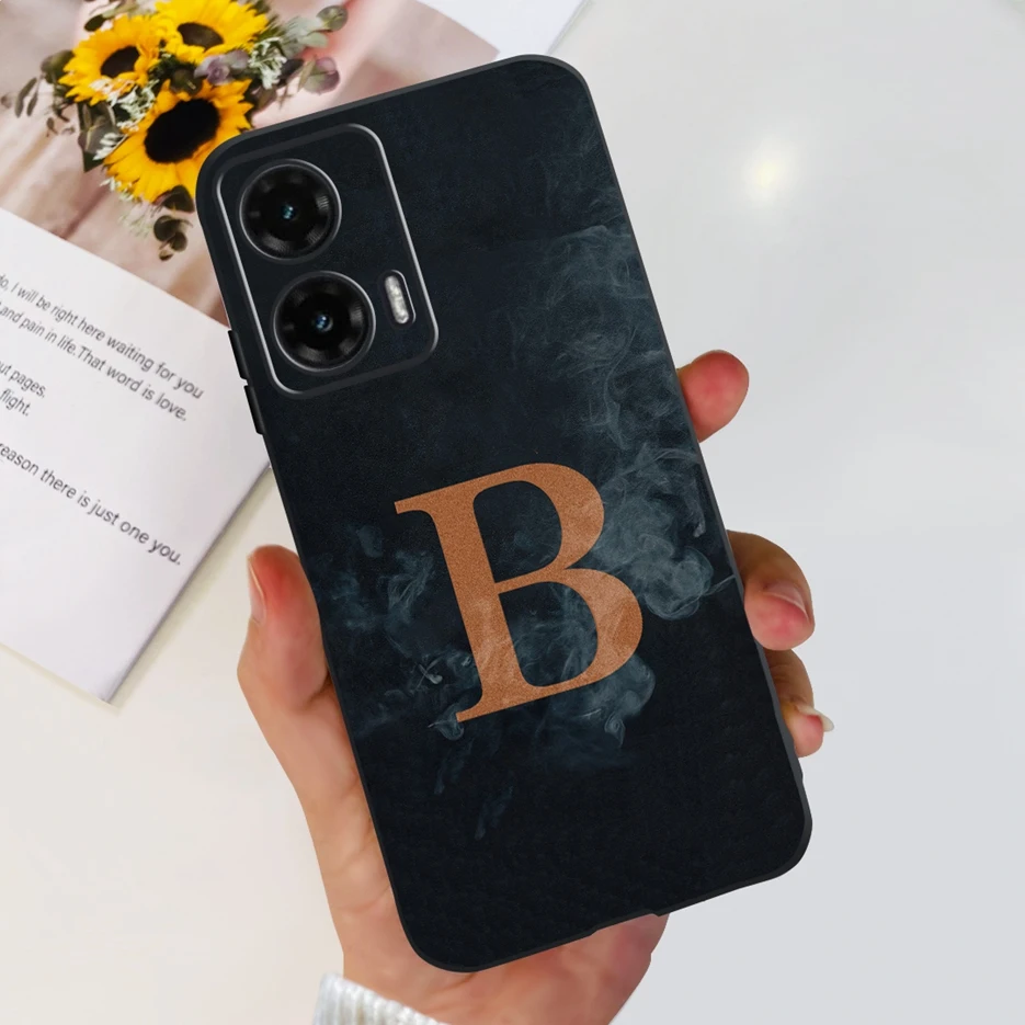 Stylish Couple Letters Soft TPU Shockproof Phone Case
