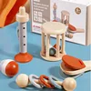 Baby Musical Instruments Wooden Toys Montessori Percussion Instruments Drut Set with Xylophone Preschool Educational Kids Gifts 5
