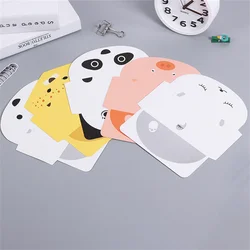 Lot de 20 enveloppes en papier à motifs d'animaux de dessin animé, carte d'invitation, Message, bénédiction, anniversaire, personnalisé, DIY, Kawaii 