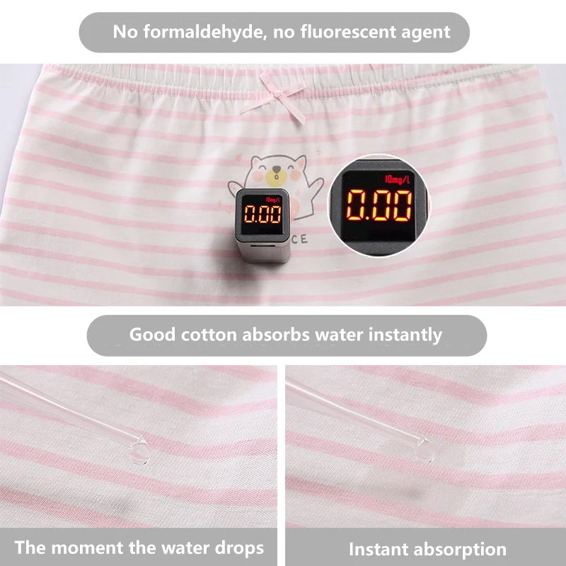 3-8 year old children's underwear women's pure cotton cartoon boxer girls underwear children underwear