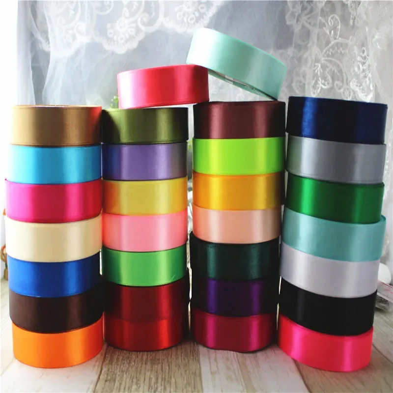 6mm 10mm 15mm 20mm 25mm 40mm 50mm Silk Satin Ribbons for Crafts Bow Handmade Gift Wrap Party Wedding Decorative 1PC satin ribbons ribbon decoration ribbon supplies satin ribbon